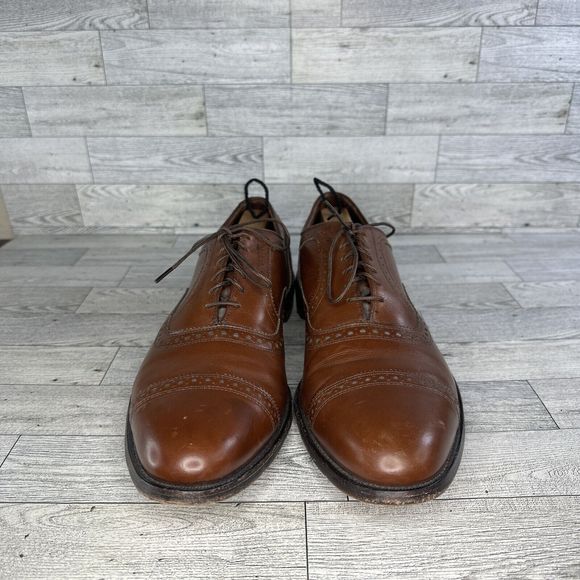 Allen Edmonds Fifth Avenue Cap Toe Oxford Brown Leather Shoes Men’s Size 13 AA